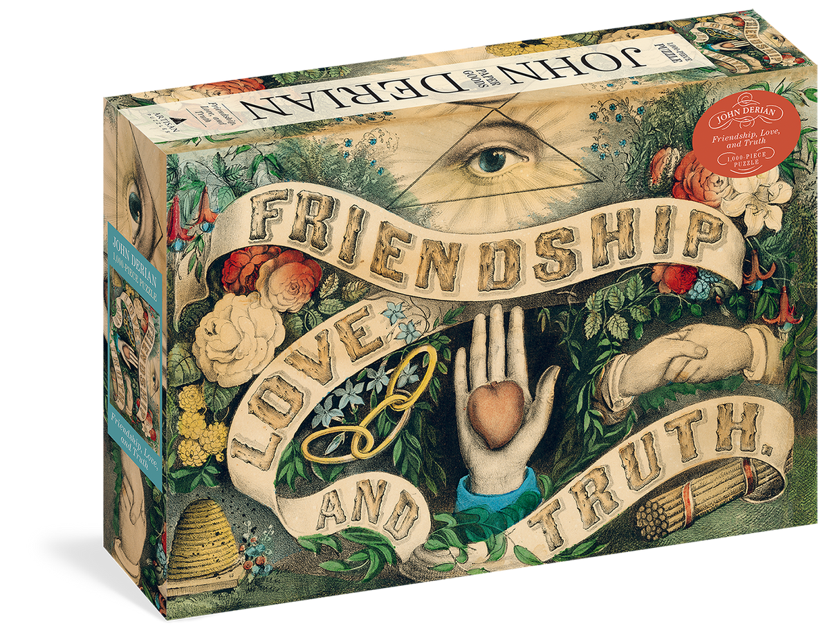 John Derian Paper Goods: Friendship, Love, and Truth Puzzle