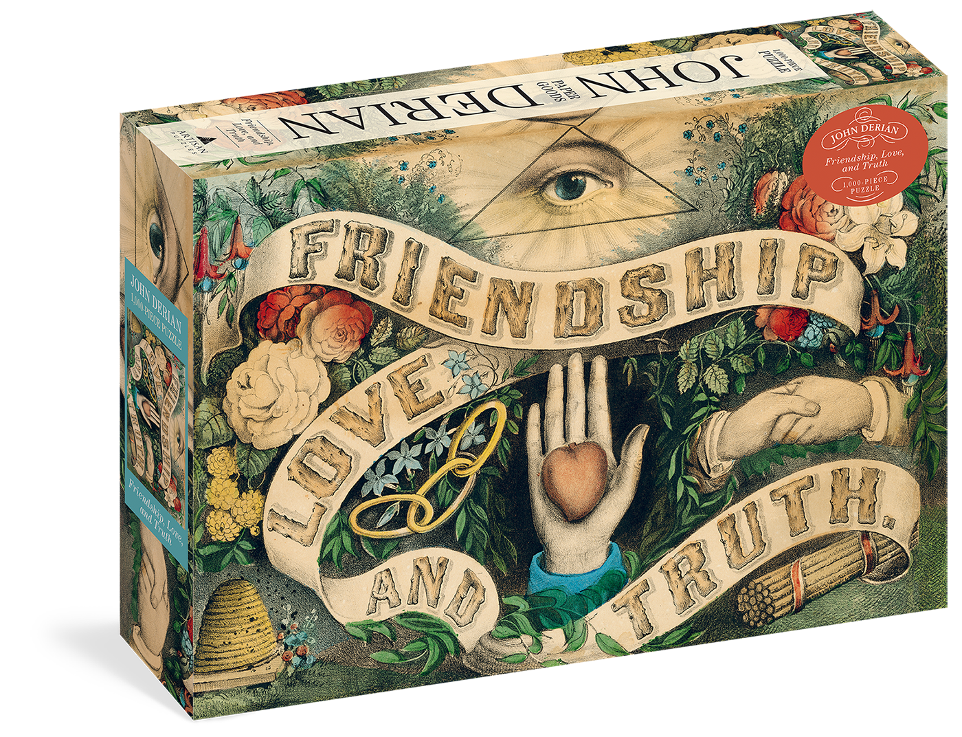 John Derian Paper Goods: Friendship, Love, and Truth Puzzle