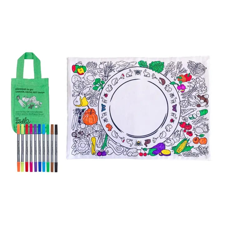 Eat Sleep Doodle Garden, Grow, Eat! Placemat