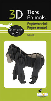 Gorilla 3D Paper Model