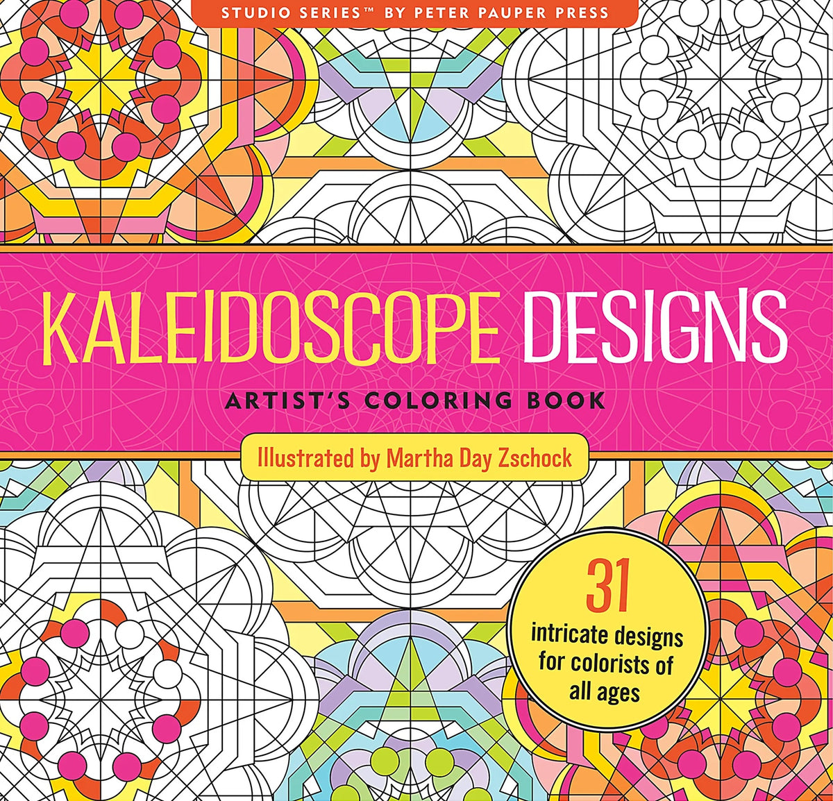Kaleidoscope Coloring Book