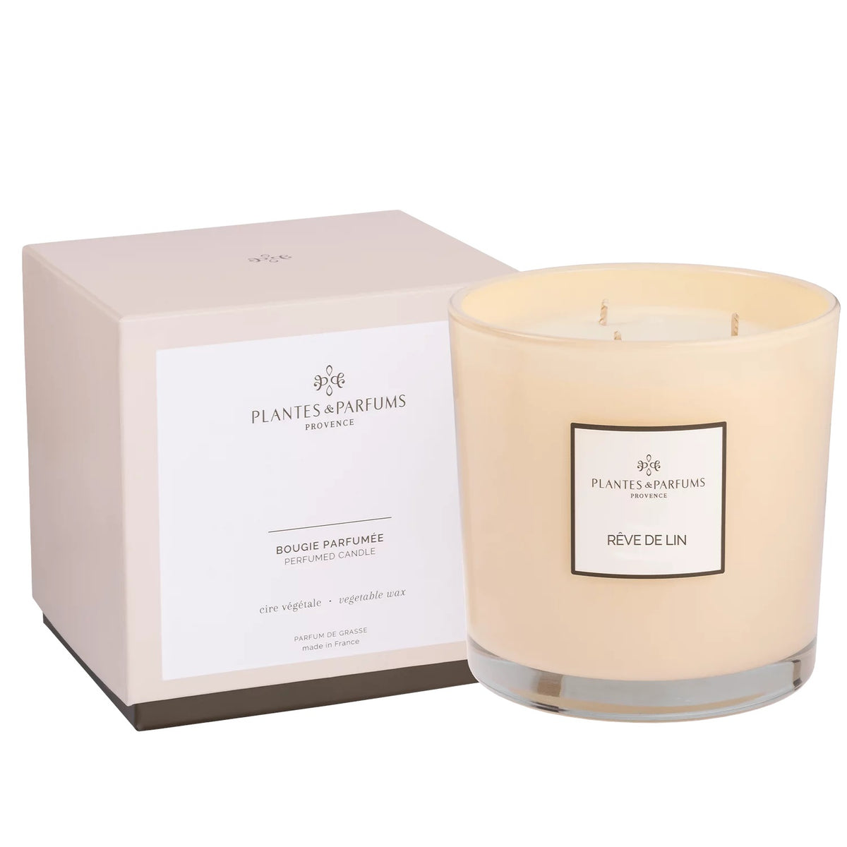 Plantes & Parfums Large 3-wick French Soy Candle