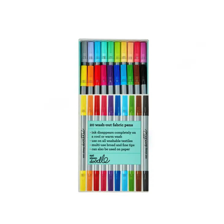 Eat Sleep Doodle Washout Markers Set