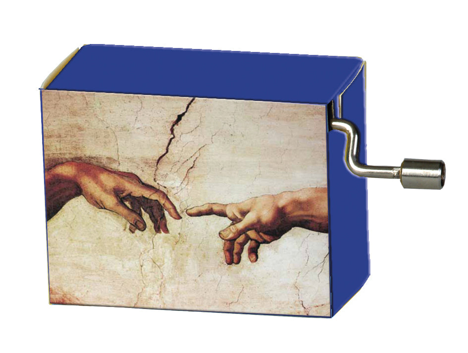 Michelangelo The Creation of Adam Music Box