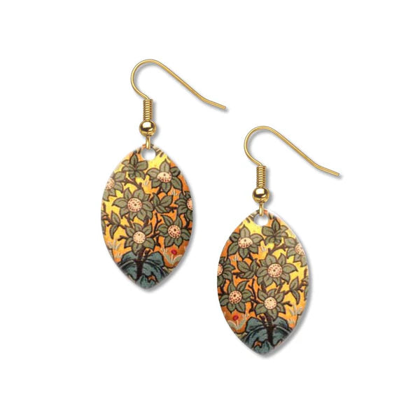 William Morris Orchard Earrings (gold)