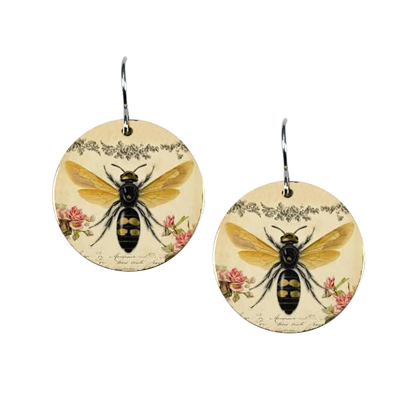 Orla Bee Disc Earrings