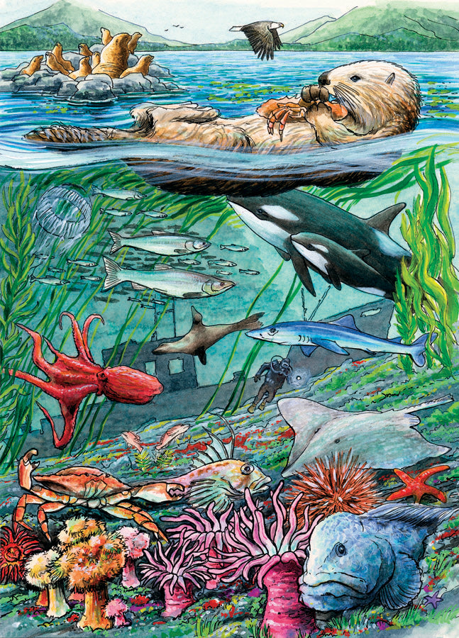 Life on the Pacific Ocean Tray Puzzle