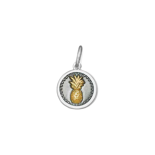 Pineapple Mini Pendant (gold/pewter)