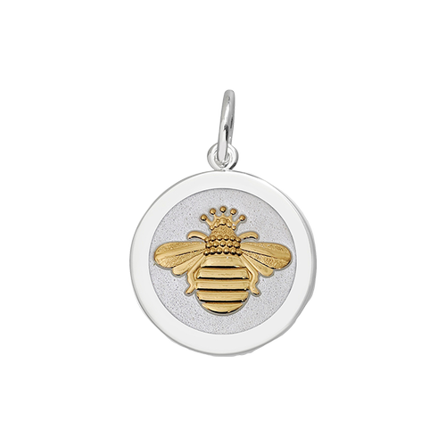 Queen Bee Medium Pendant (gold alpine white)