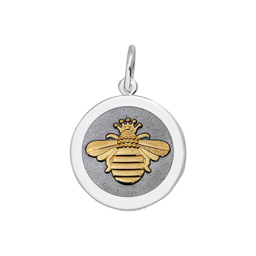 Queen Bee Medium Pendant (gold pewter)