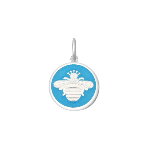 Queen Bee Small Pendant (silver/turquoise)