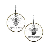 Queen Bee Disc Earrings