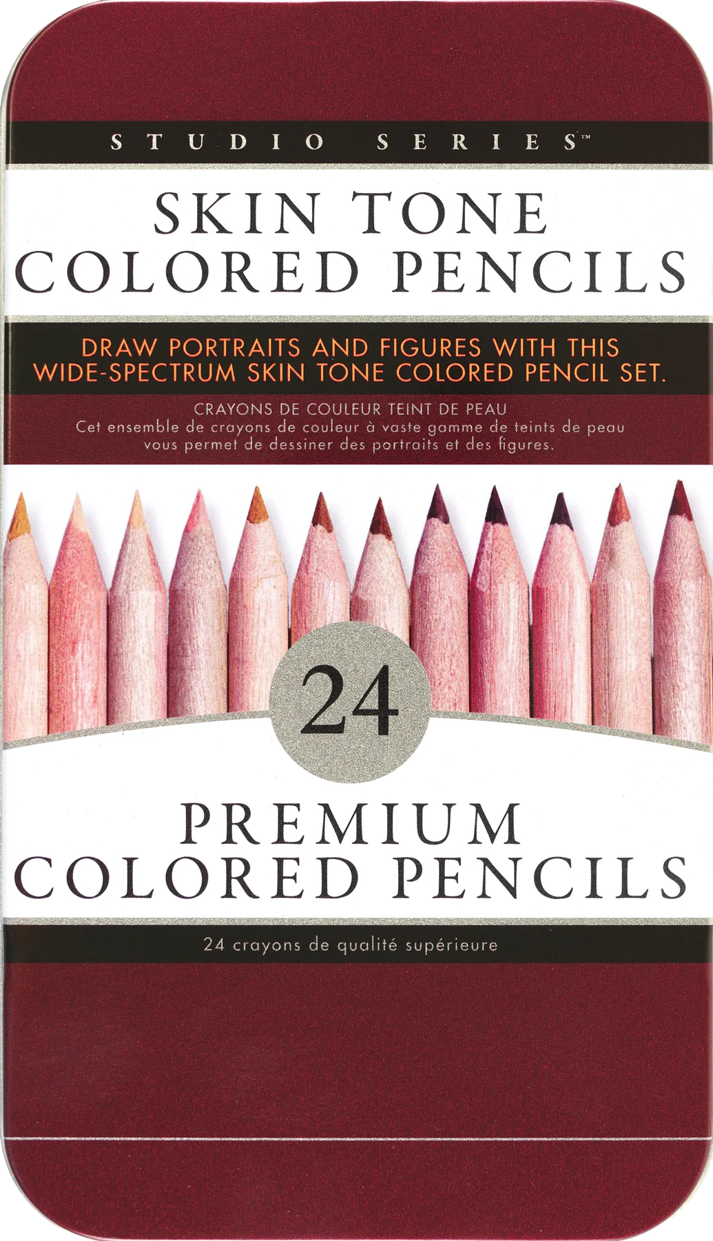 Skin-Tone Colored Pencils (set of 24)