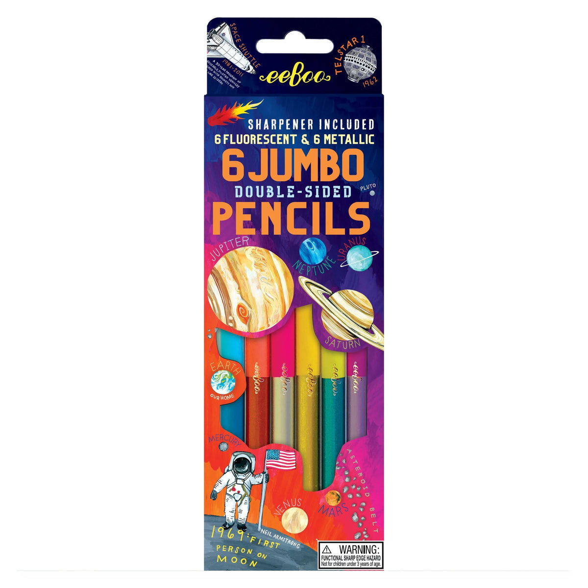 Solar System Double Sided Pencils