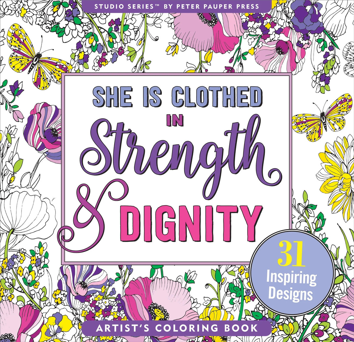 Strength & Dignity Coloring Book