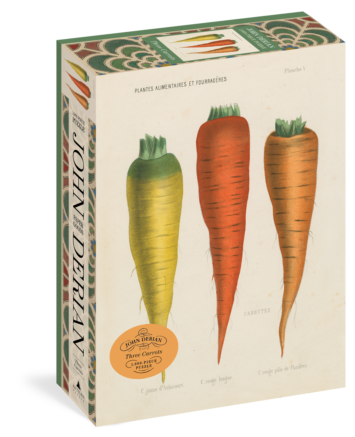 John Derian Paper Goods: Three Carrots Puzzle