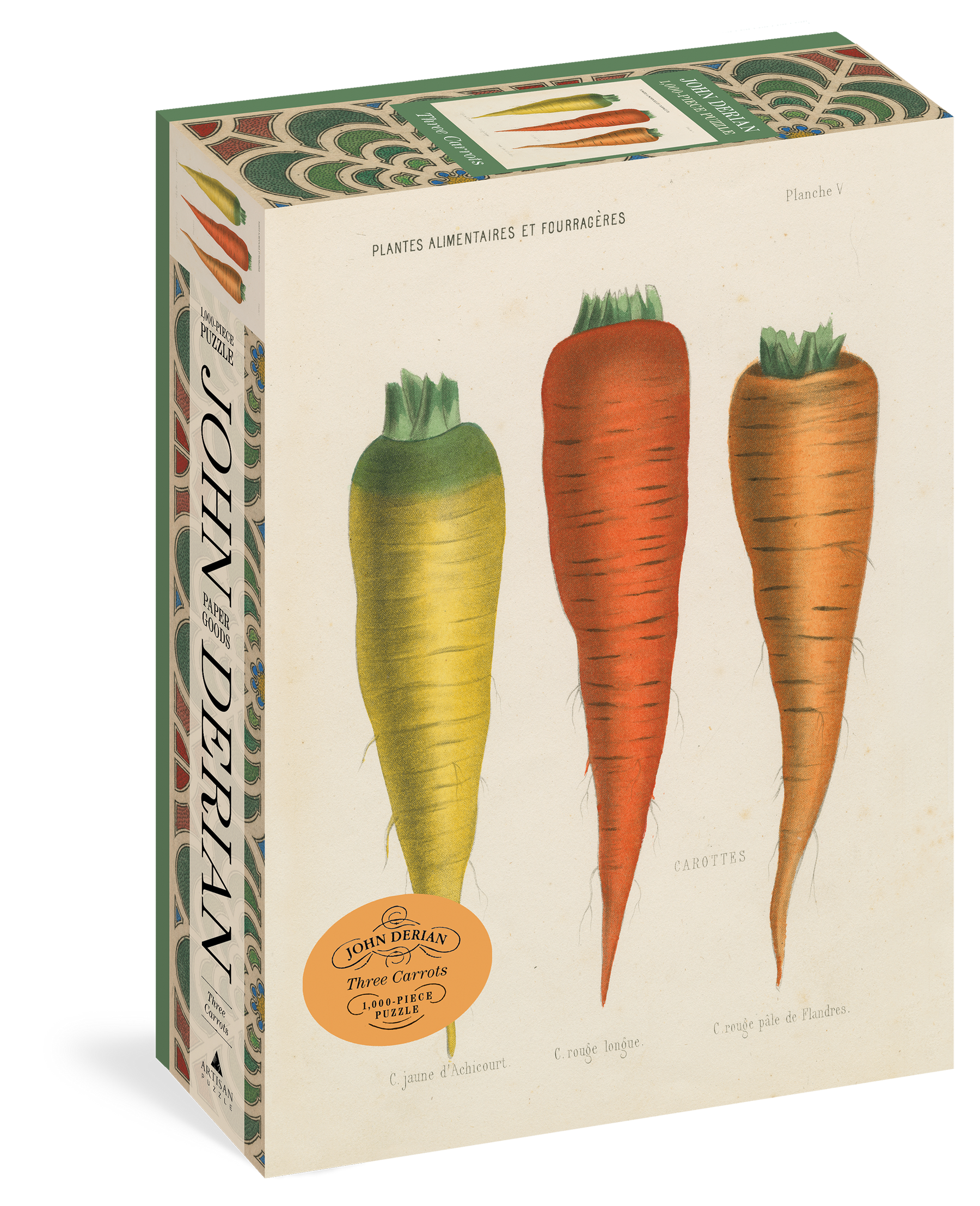 John Derian Paper Goods: Three Carrots Puzzle