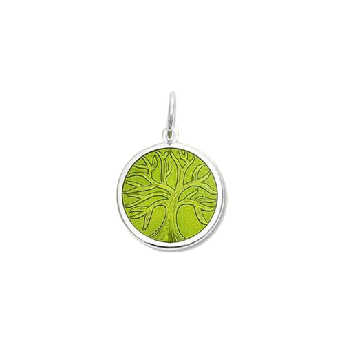 Tree of Life Small Pendant (green leaf)