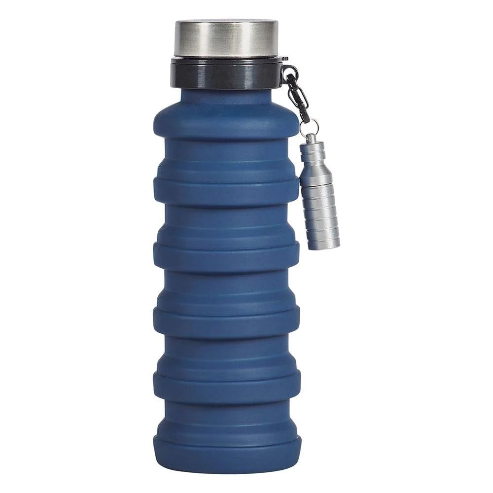 Collapsible Water Bottle and Flashlight