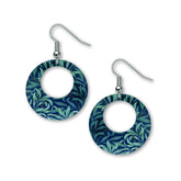 William Morris Willow Earrings (blue)