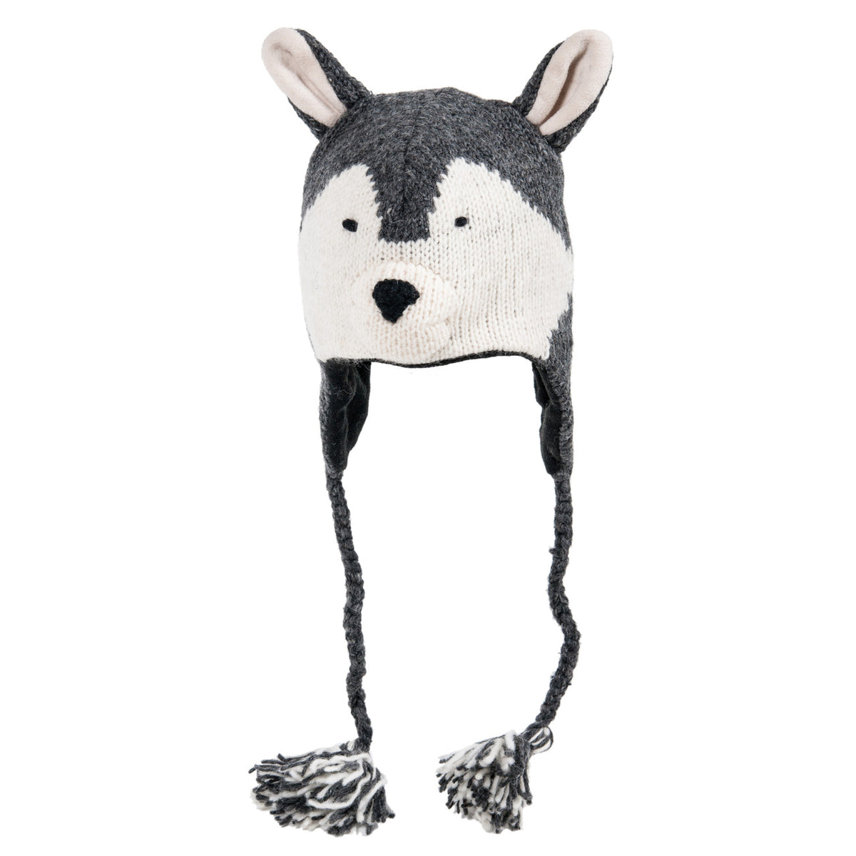 Children's Wolf Hat M/L